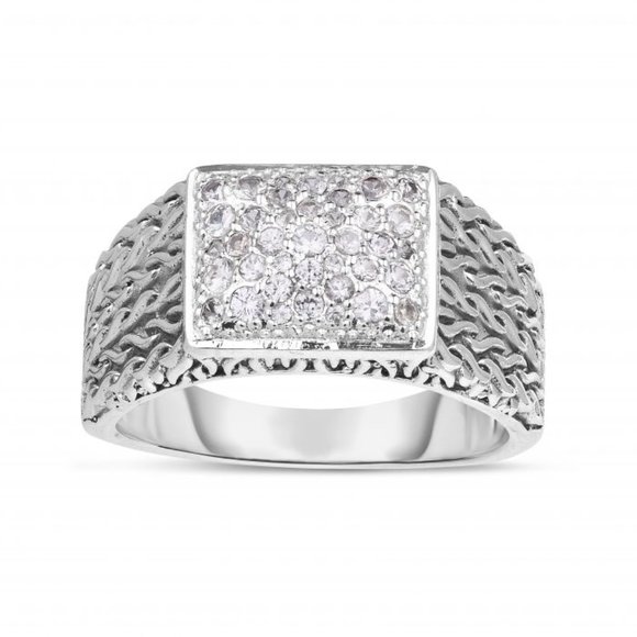Sterling Silver Woven Ring - Picture 1 of 1